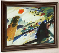 Romantic Landscape 1911 By Wassily Kandinsky Fine Art Print
