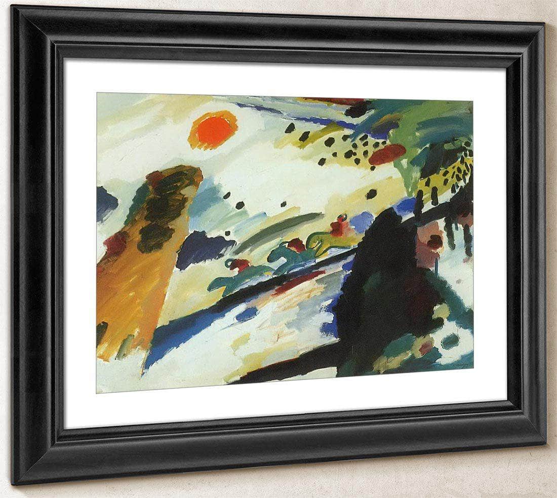 Romantic Landscape 1911 By Wassily Kandinsky Fine Art Print