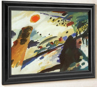 Romantic Landscape By Wassily Kandinsky Fine Art Print