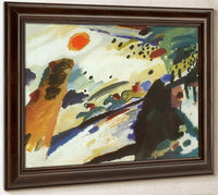 Romantic Landscape By Wassily Kandinsky Fine Art Print
