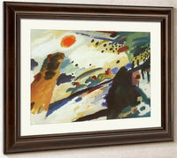 Romantic Landscape By Wassily Kandinsky Fine Art Print