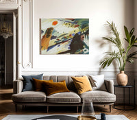 Romantic Landscape By Wassily Kandinsky Fine Art Print