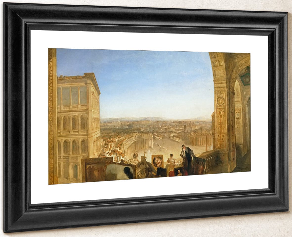 Rome From Vatican By Jwm Turner Fine Art Print