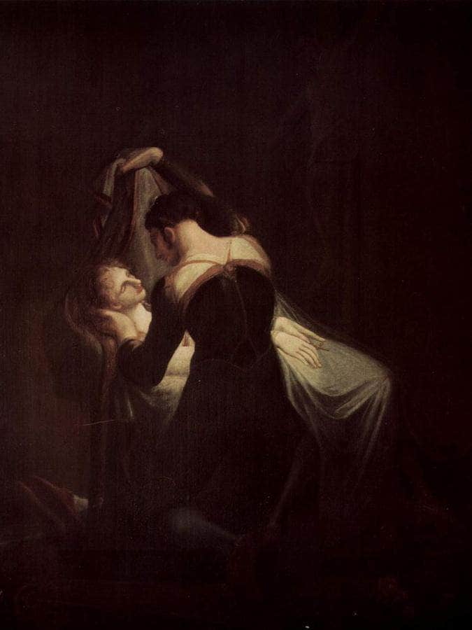 Romeo At Juliet's Deathbed By Henry Fuseli Fine Art Print