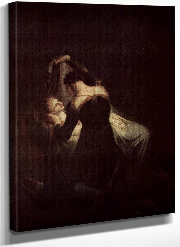 Romeo At Juliet's Deathbed By Henry Fuseli Fine Art Print