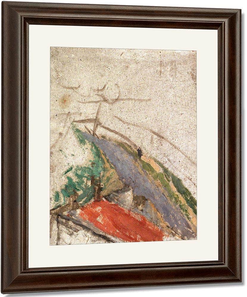 Rooftop And Lane View From The Artist 1039 S Studio 1920 By Gwendolen Mary John Fine Art Print