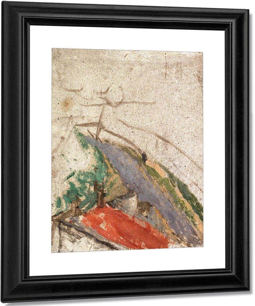 Rooftop And Lane View From The Artist 1039 S Studio 1920 By Gwendolen Mary John Fine Art Print