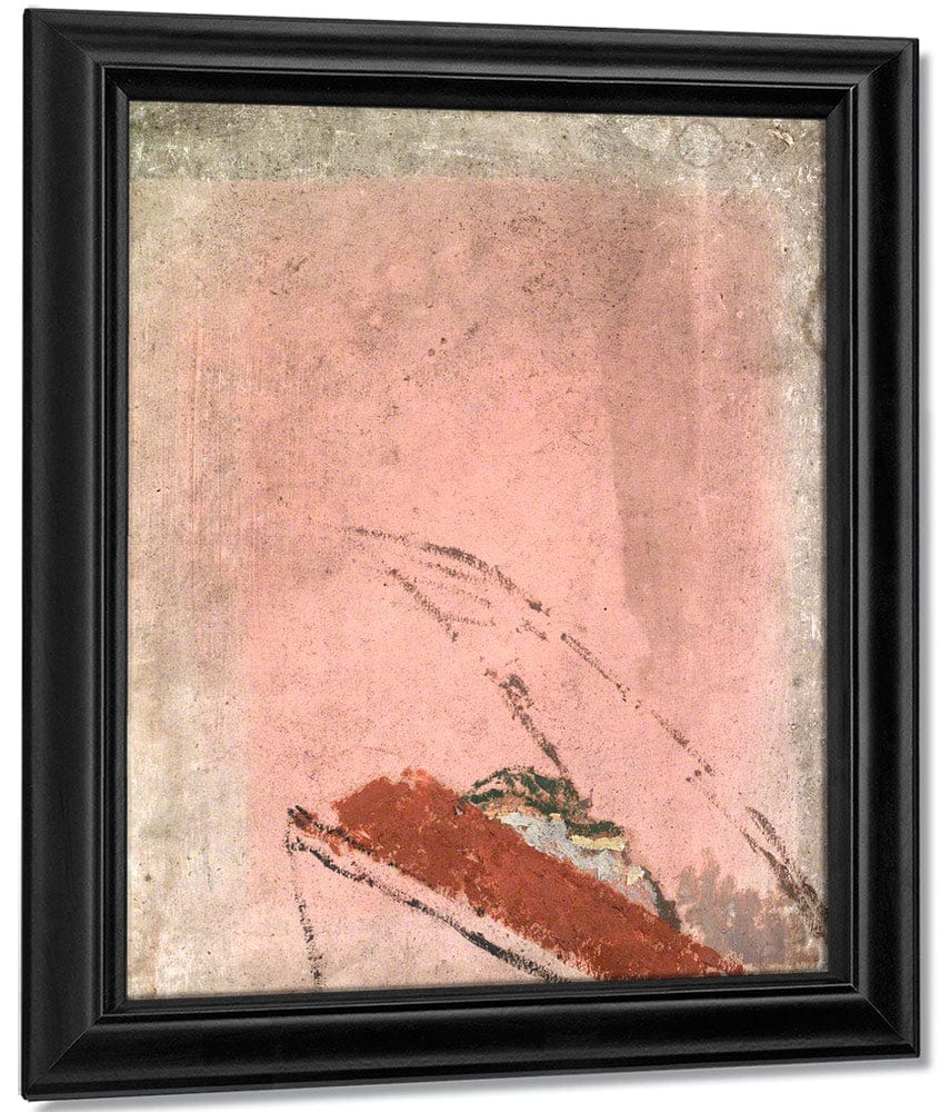 Rooftop And Pathway View From The Artist 1039 S Studio 1920 By Gwendolen Mary John Fine Art Print