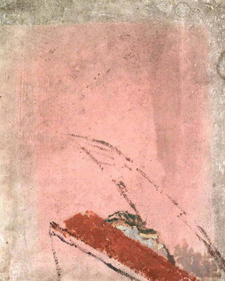 Rooftop And Pathway View From The Artist 1039 S Studio 1920 By Gwendolen Mary John Fine Art Print