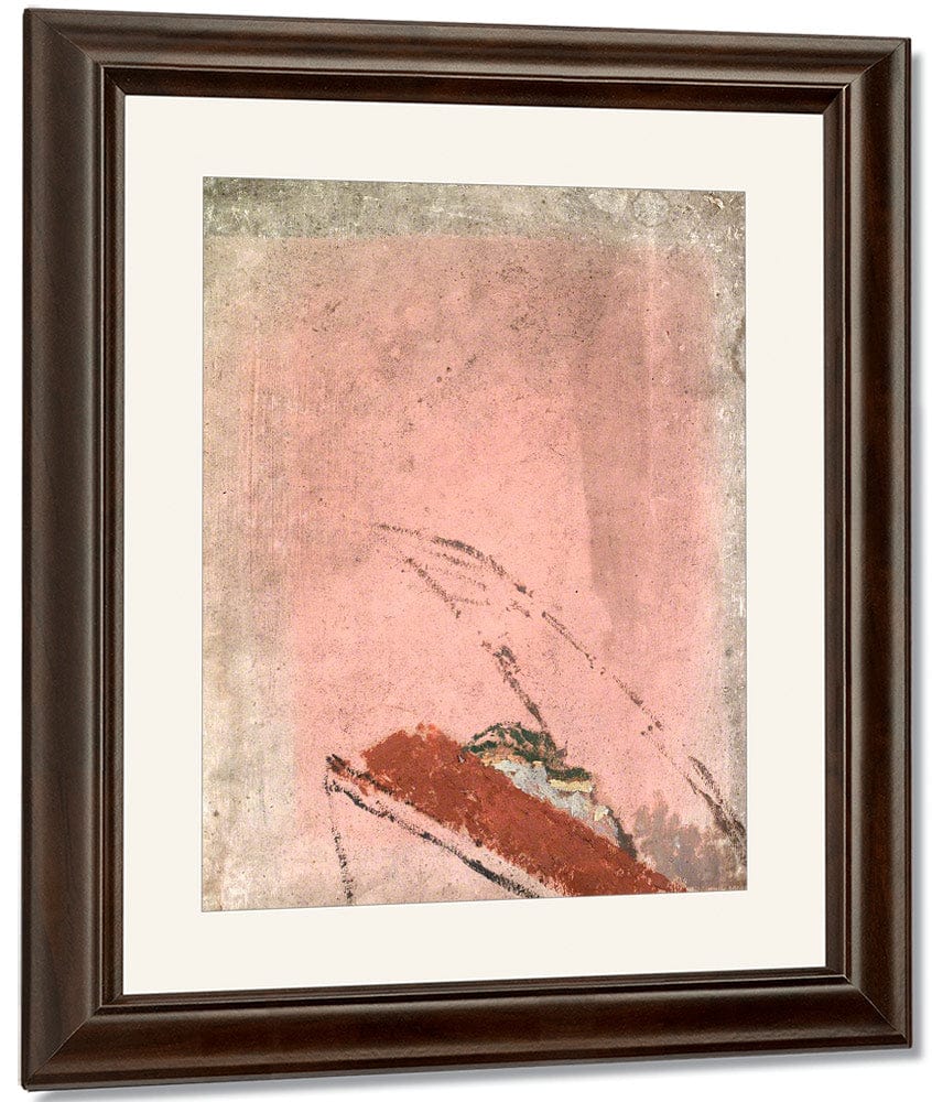 Rooftop And Pathway View From The Artist 1039 S Studio 1920 By Gwendolen Mary John Fine Art Print