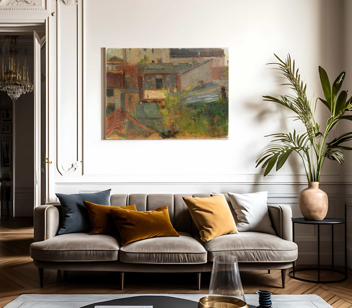 Rooftops By Alice Pike Barney Fine Art Print