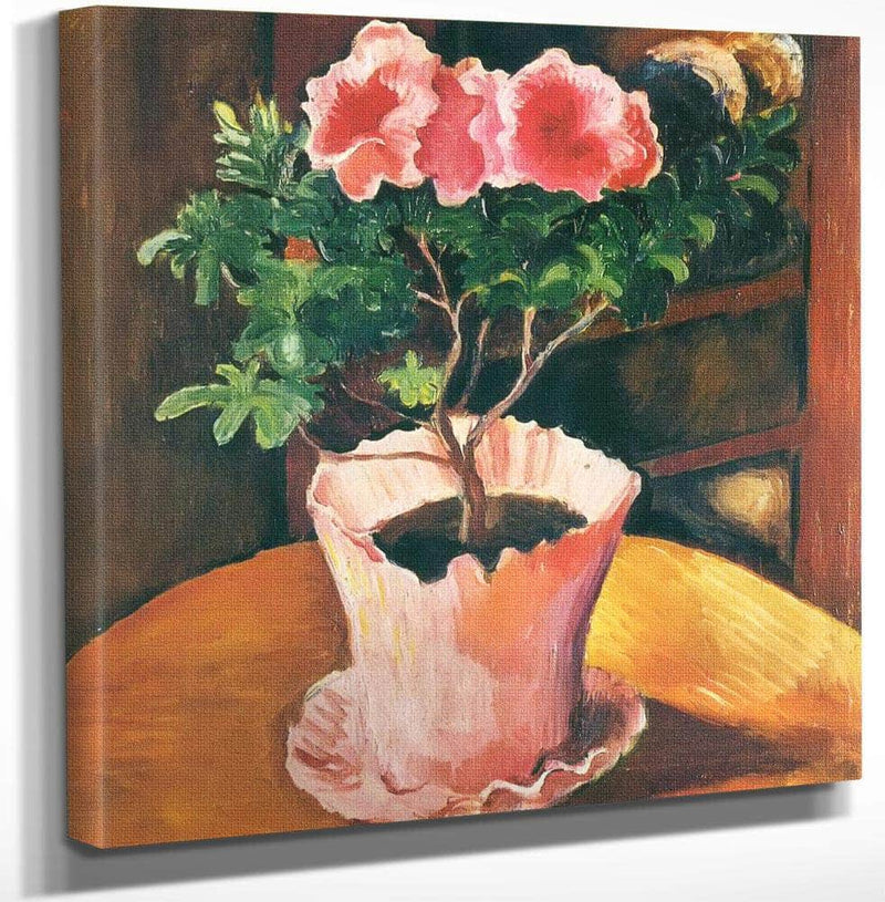 Rose Azalea I By August Macke Fine Art Print