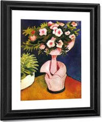 Rose Azalea Ii By August Macke Fine Art Print
