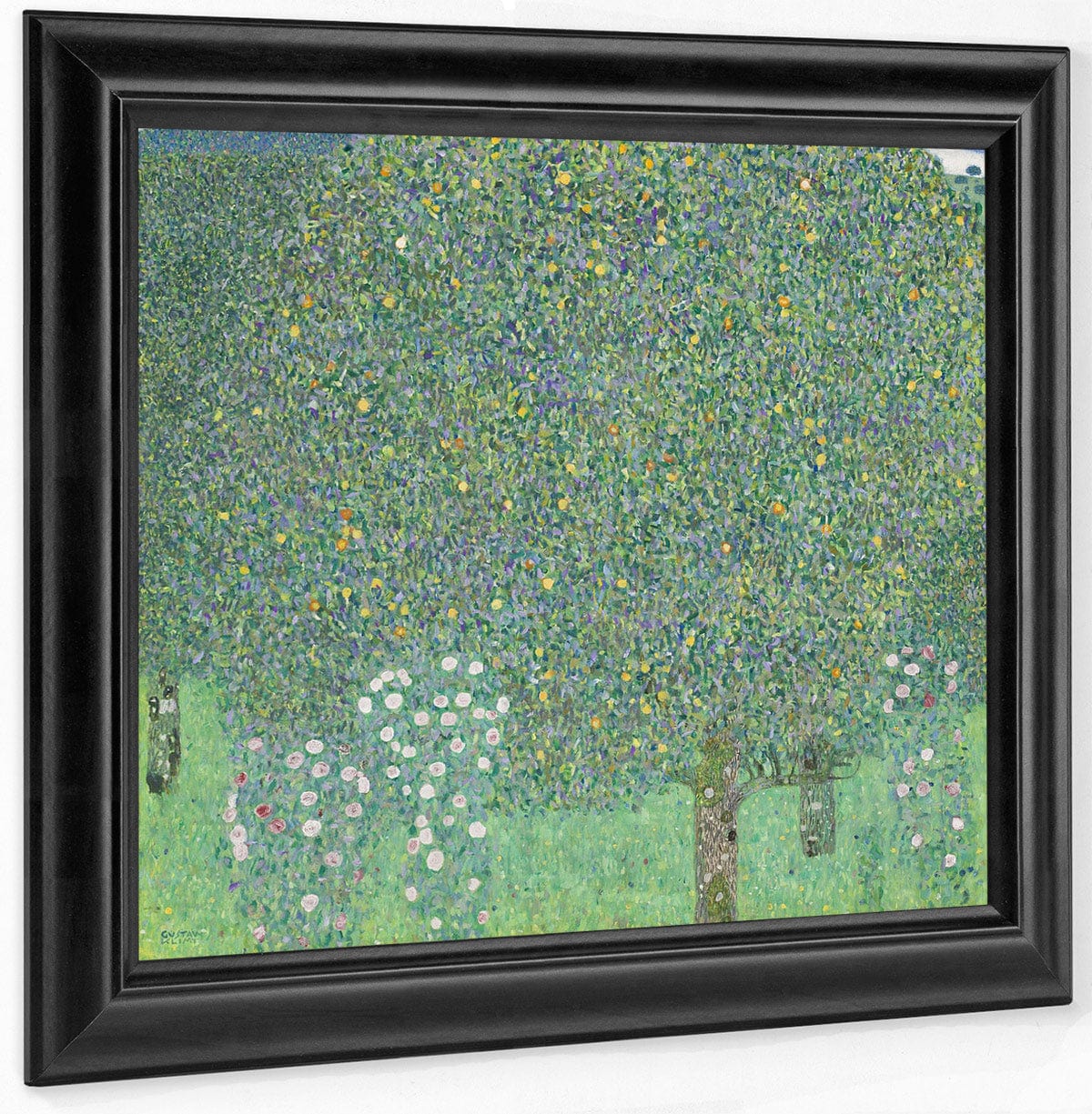 Rosebushes Under The Trees 1905 Musee Dorsay By Gustav Klimt Fine Art Print
