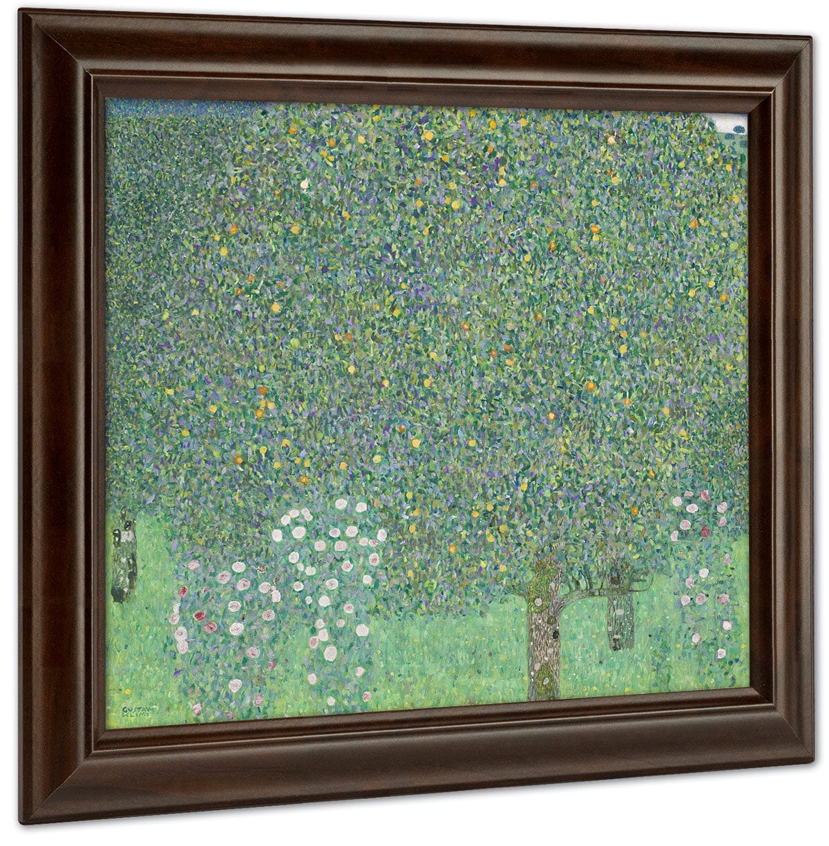 Rosebushes Under The Trees 1905 Musee Dorsay By Gustav Klimt Fine Art Print