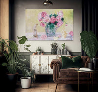 Roses And Tanagra Figurines By James Ensor Fine Art Print