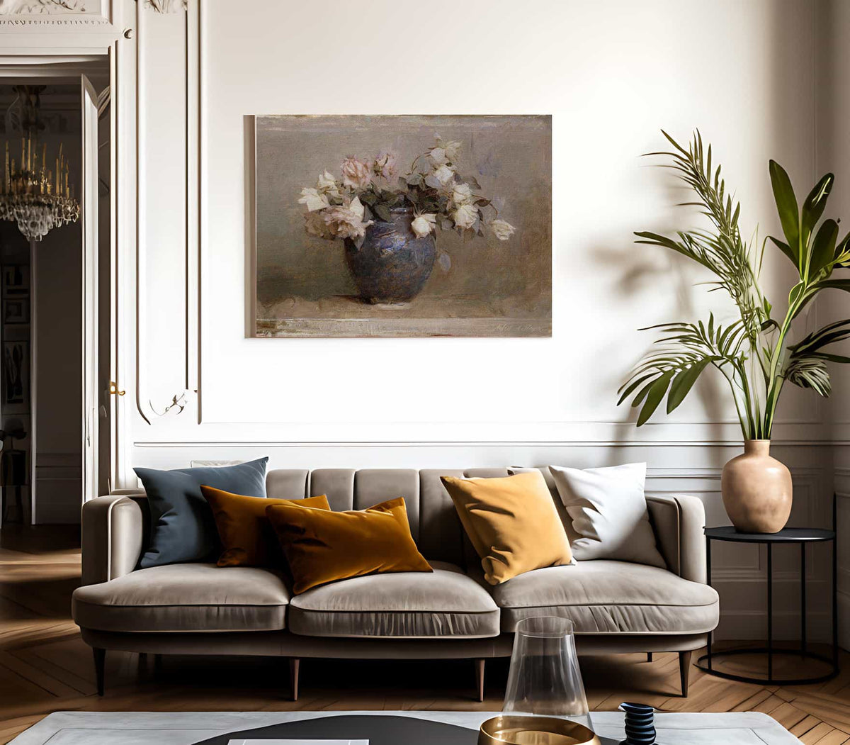 Roses By Abbott Handerson Thayer Fine Art Print