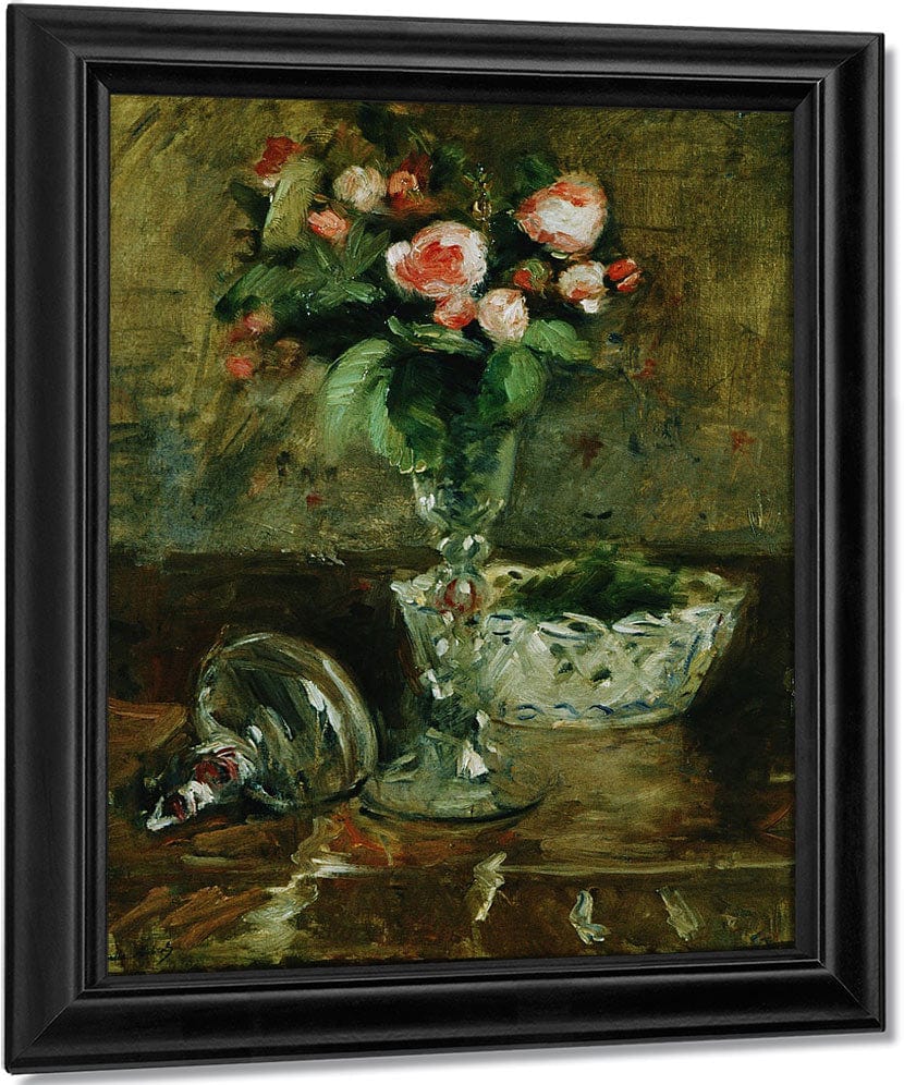 Roses By Berthe Morisot Fine Art Print