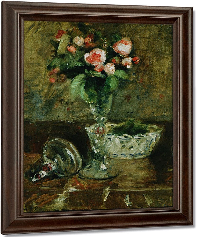 Roses By Berthe Morisot Fine Art Print