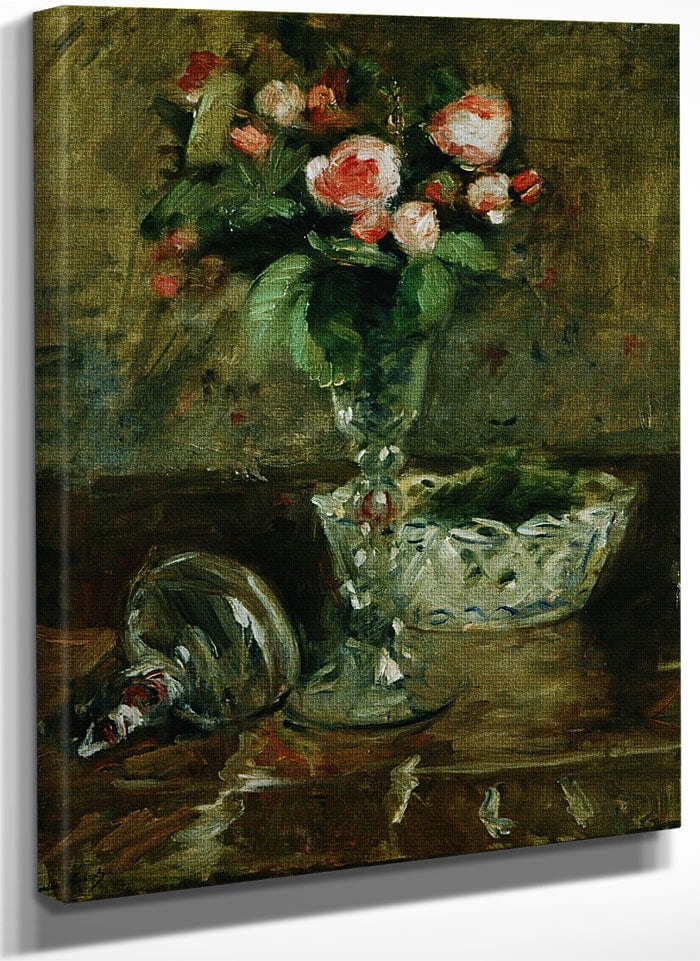 Roses By Berthe Morisot Fine Art Print