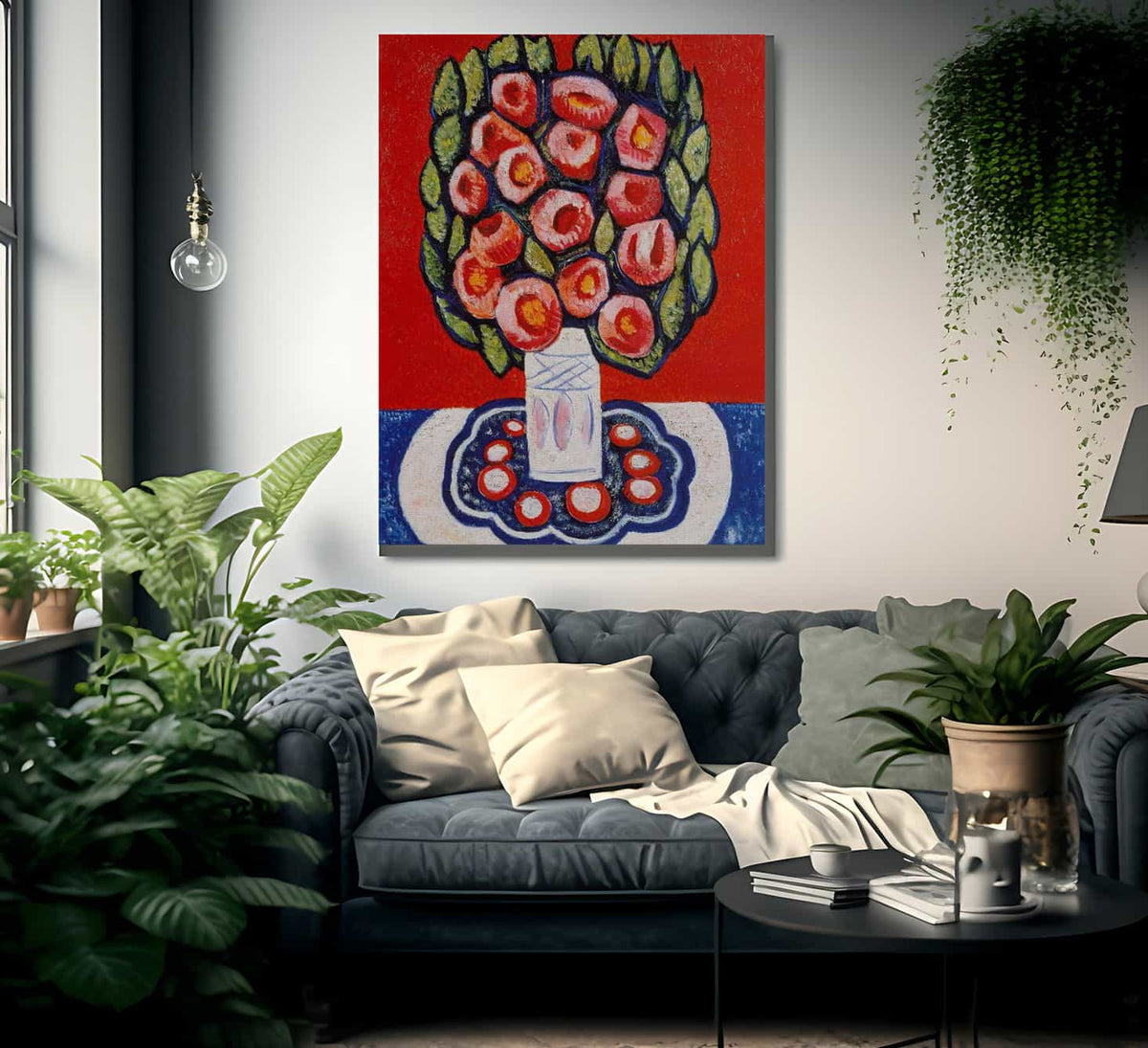 Roses From Hispania By Marsden Hartley Fine Art Print