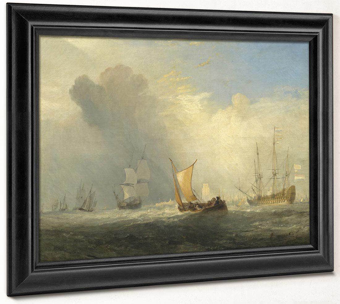 Rotterdam Ferry Boat By Joseph Mallord William Turner Fine Art Print