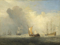 Rotterdam Ferry Boat By Joseph Mallord William Turner Fine Art Print