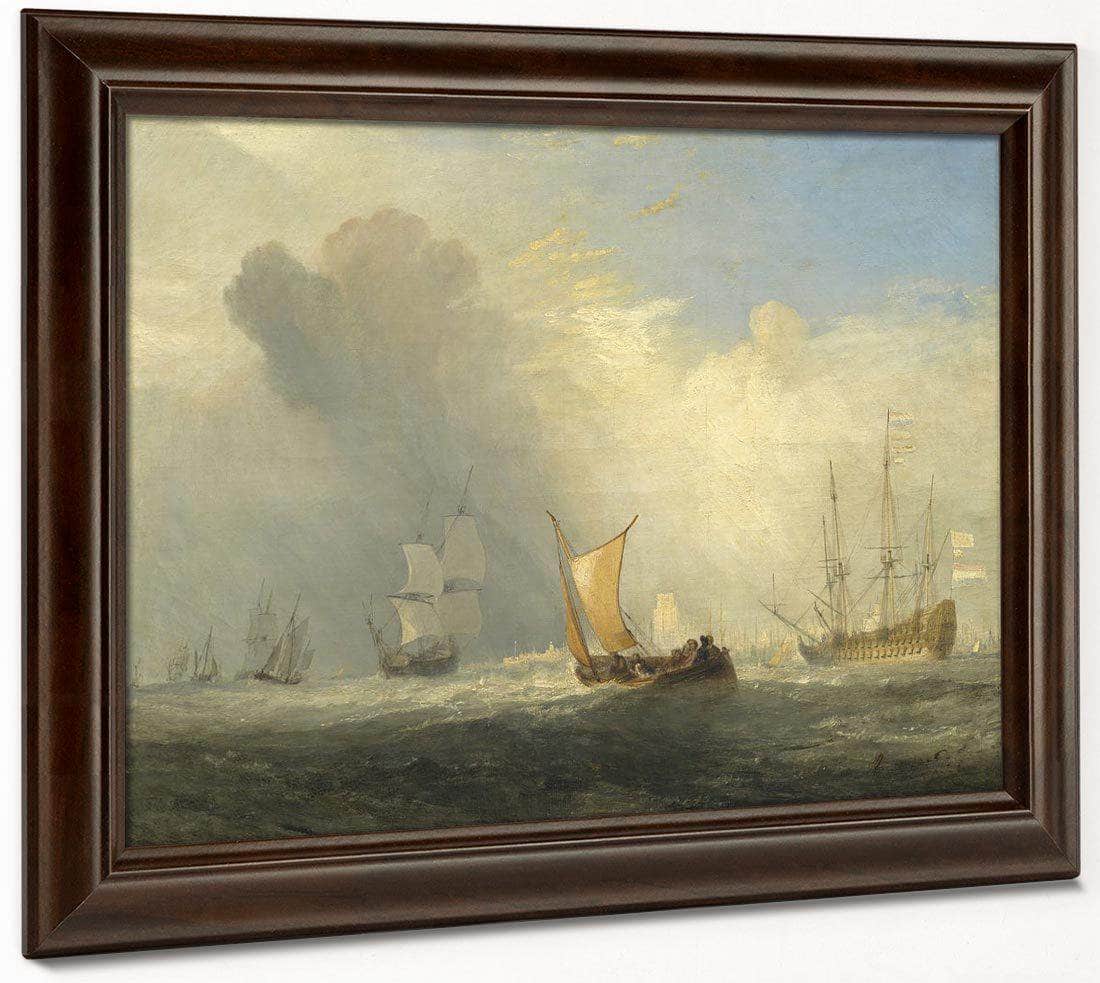 Rotterdam Ferry Boat By Joseph Mallord William Turner Fine Art Print