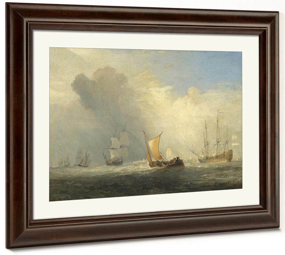 Rotterdam Ferry Boat By Joseph Mallord William Turner Fine Art Print