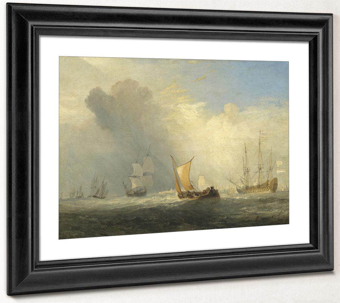 Rotterdam Ferry Boat By Joseph Mallord William Turner Fine Art Print