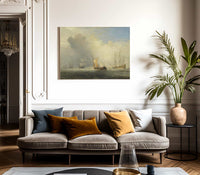 Rotterdam Ferry Boat By Joseph Mallord William Turner Fine Art Print