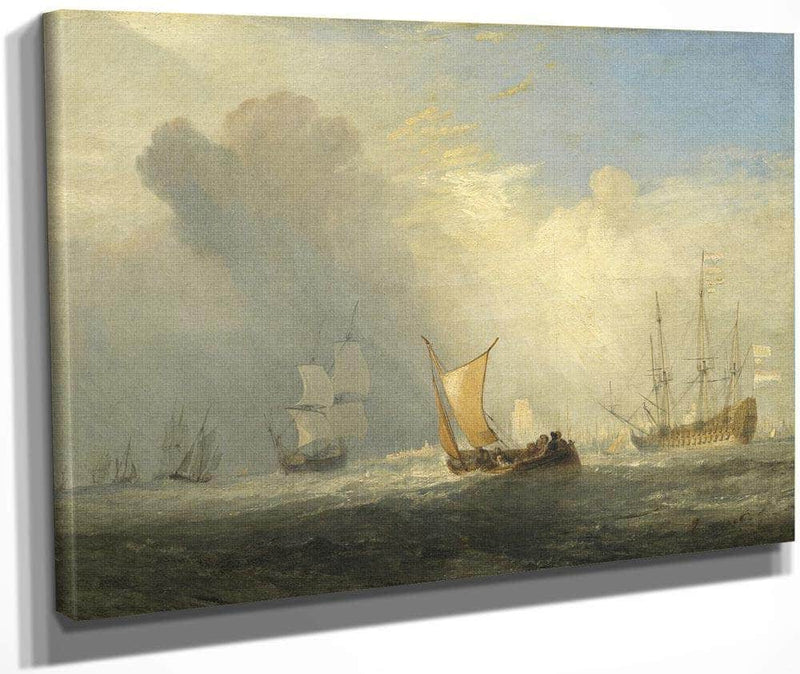 Rotterdam Ferry Boat By Joseph Mallord William Turner Fine Art Print