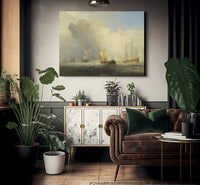 Rotterdam Ferry Boat By Joseph Mallord William Turner Fine Art Print