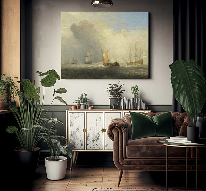 Rotterdam Ferry Boat By Joseph Mallord William Turner Fine Art Print