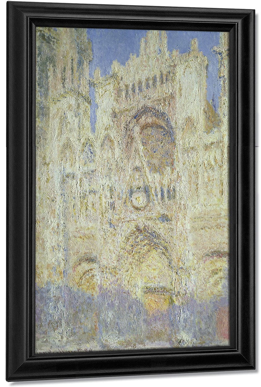 Rouen Cathedral At Sunset By Claude Monet Fine Art Print