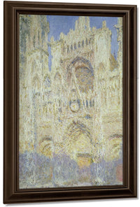 Rouen Cathedral At Sunset By Claude Monet Fine Art Print