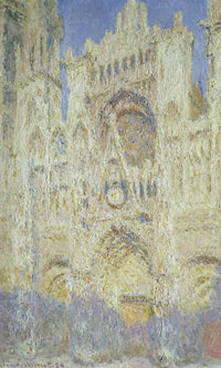 Rouen Cathedral At Sunset By Claude Monet Fine Art Print