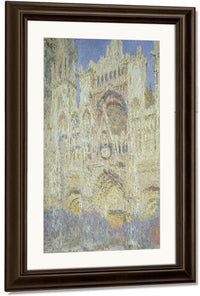 Rouen Cathedral At Sunset By Claude Monet Fine Art Print