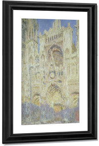 Rouen Cathedral At Sunset By Claude Monet Fine Art Print