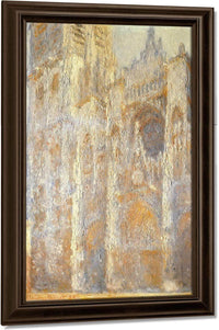 Rouen Cathedral Evening By Claude Monet Fine Art Print