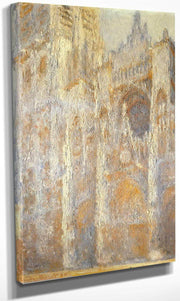Rouen Cathedral Evening By Claude Monet Fine Art Print