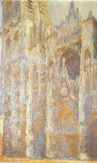 Rouen Cathedral Evening By Claude Monet Fine Art Print