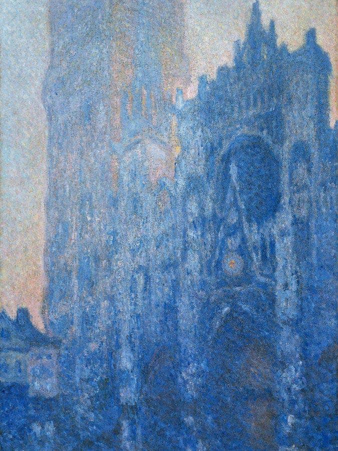 Rouen Cathedral Facade And Tour D'albane (Morning Effect) By Monet Claude Fine Art Print