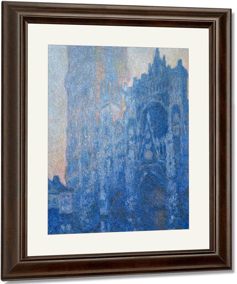 Rouen Cathedral Facade And Tour D'albane (Morning Effect) By Monet Claude Fine Art Print