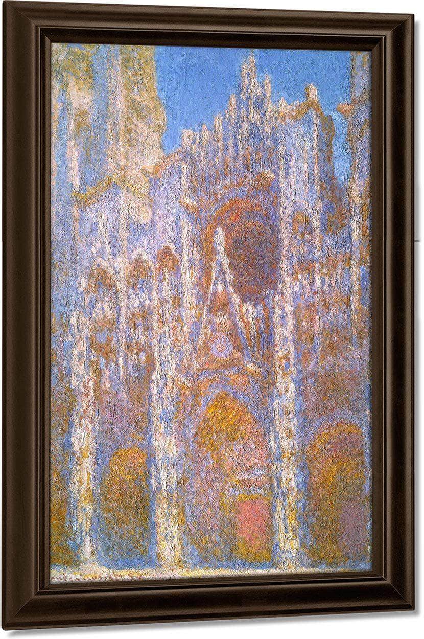 Rouen Cathedral Facade By Monet Claude Fine Art Print