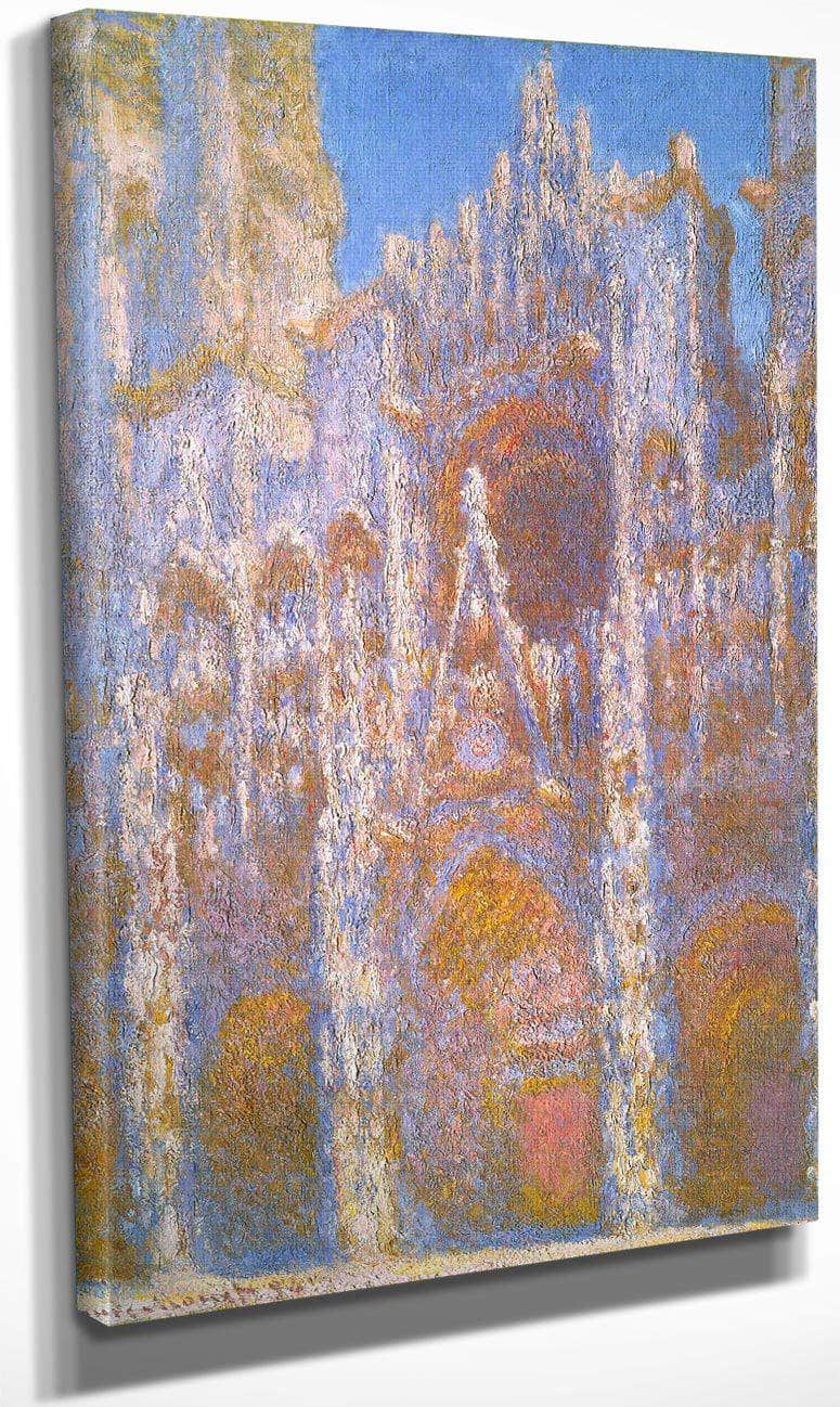 Rouen Cathedral Facade By Monet Claude Fine Art Print