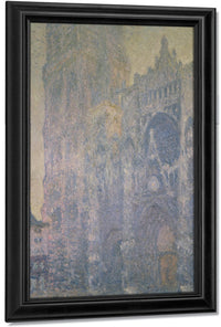 Rouen Cathedral, Harmony In White, Morning Light By Claude Monet Fine Art Print
