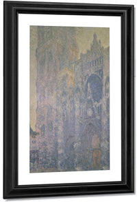 Rouen Cathedral, Harmony In White, Morning Light By Claude Monet Fine Art Print