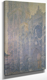 Rouen Cathedral, Harmony In White, Morning Light By Claude Monet Fine Art Print