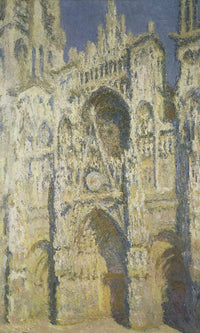 Rouen Cathedral In Full Sunlight Harmony In Blue And Gold By Claude Monet Fine Art Print